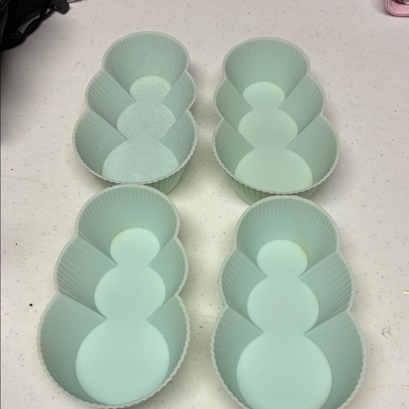 Other - Set of Snowman Silicone Baking Molds
